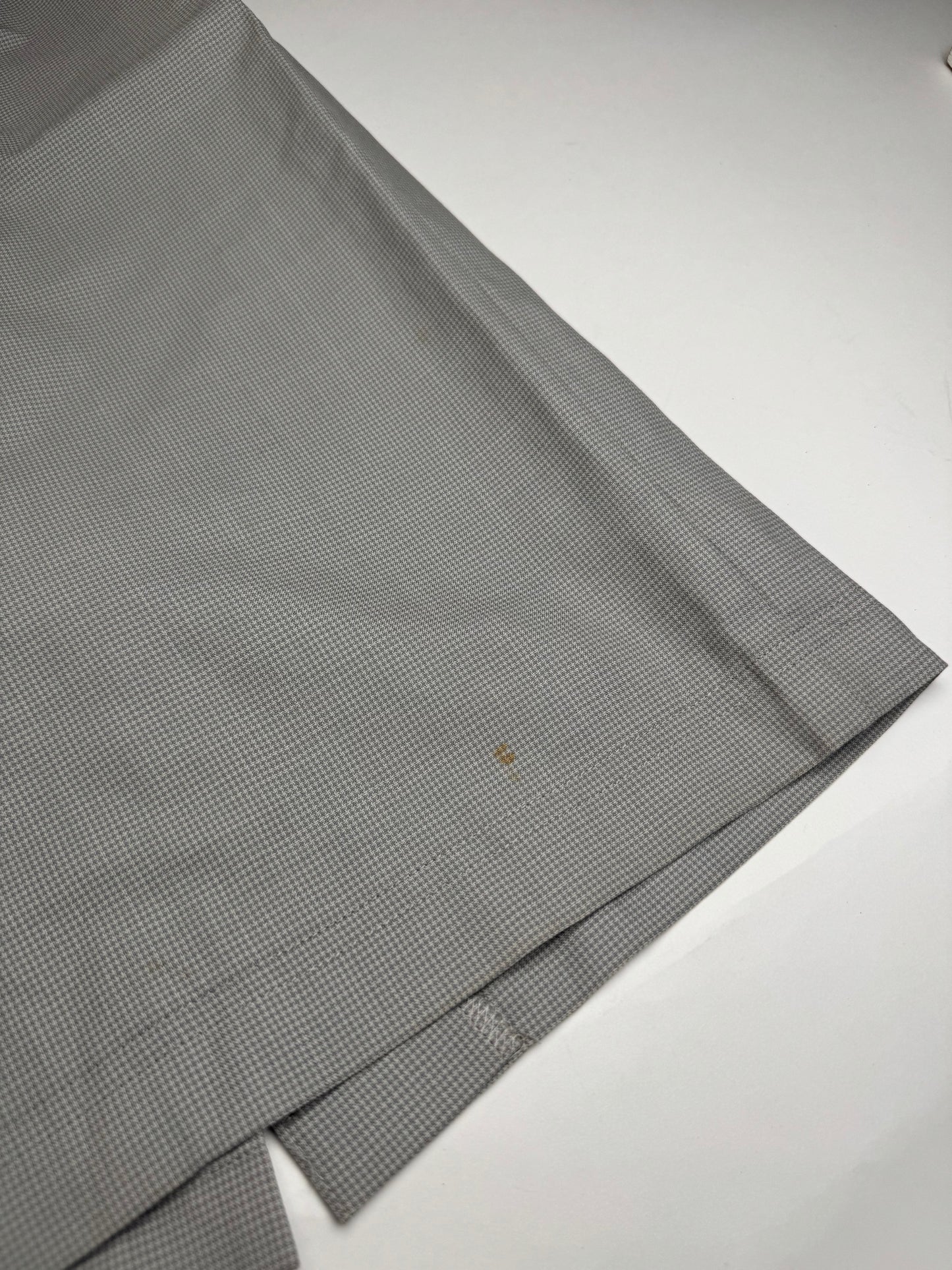Vintage Dior Skirt Checked Grey White S