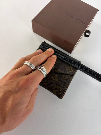 Vintage Louis Vuitton Monogram Canvas Bifold Wallet Brown