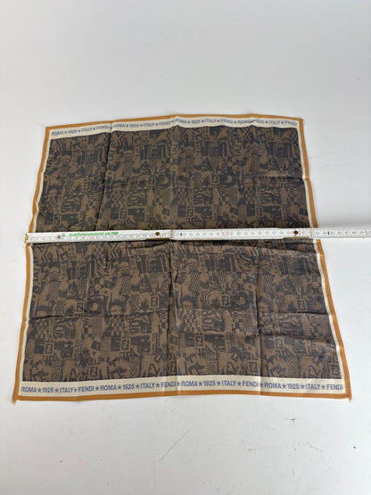 Vintage Fendi Avantgarde Scarf Brown