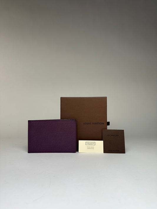 Vintage Louis Vuitton Bifold Wallet 2001 Purple