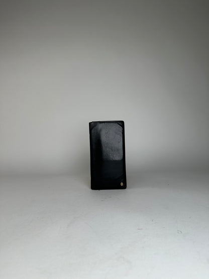 Vintage Cartier Leather ID Holder Black
