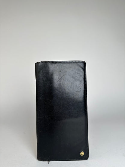 Vintage Cartier Leather ID Holder Black