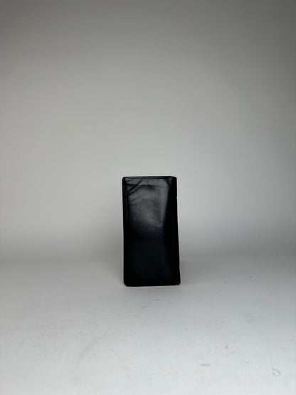 Vintage Cartier Leather ID Holder Black