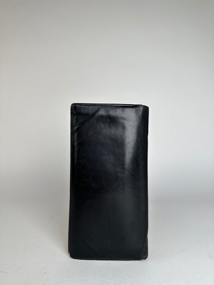 Vintage Cartier Leather ID Holder Black