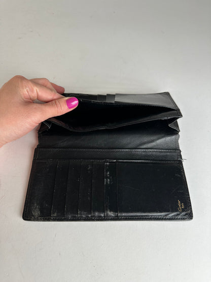 Vintage Cartier Leather ID Holder Black