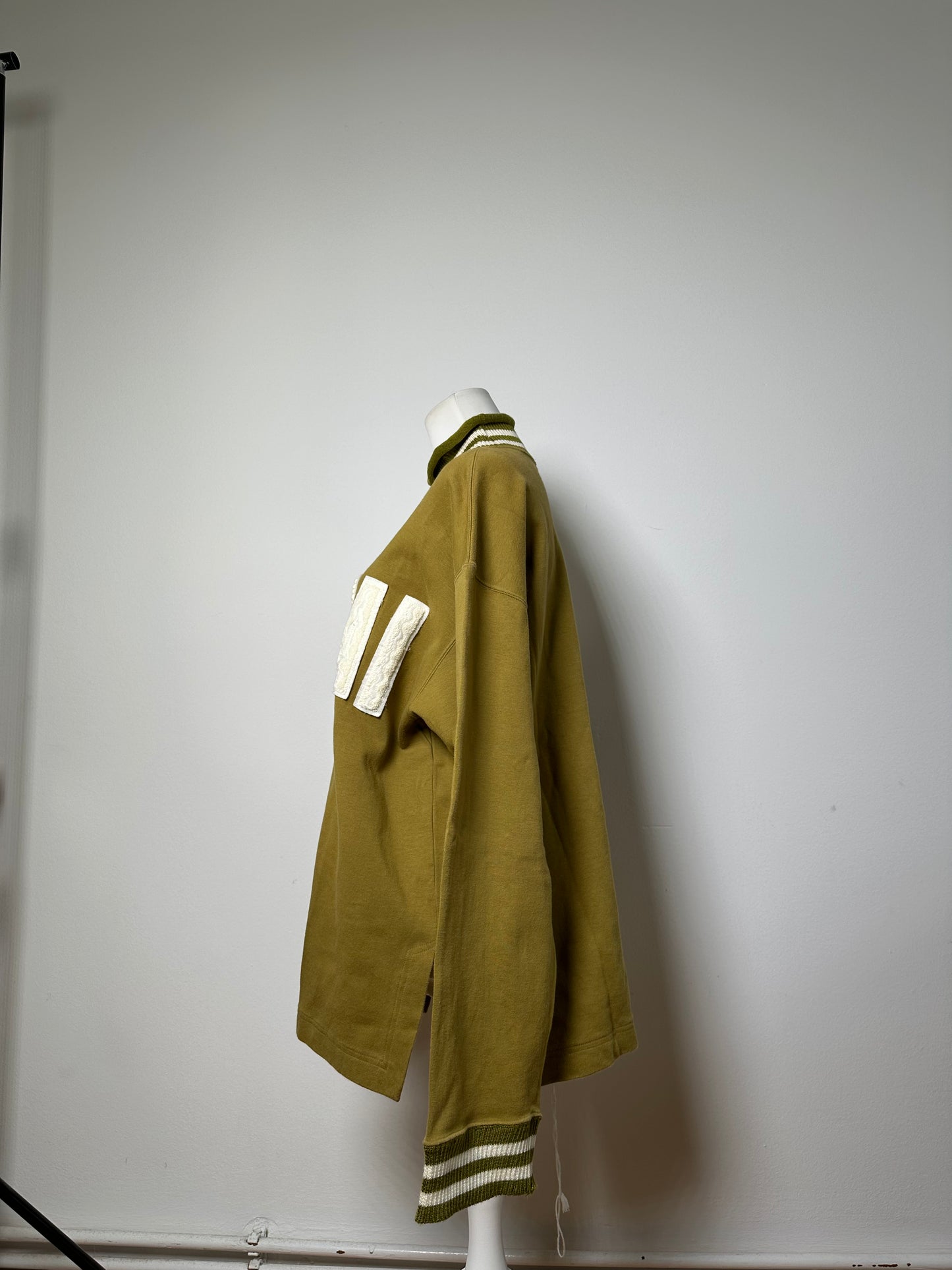 Vintage Kansai Yamamoto Men’s Cotton Sweater Olive Green L