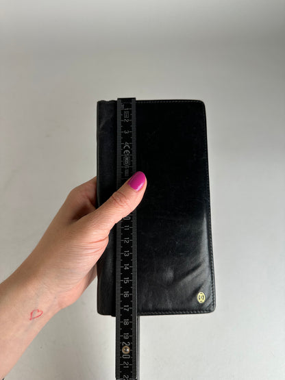 Vintage Cartier Leather ID Holder Black