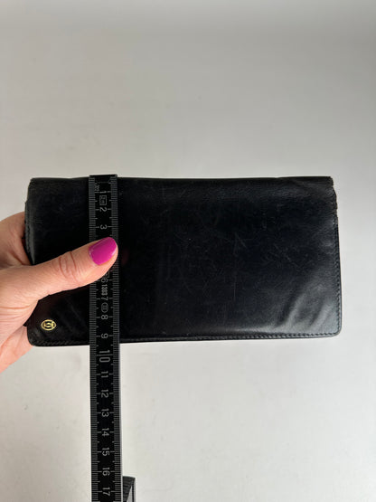 Vintage Cartier Leather ID Holder Black