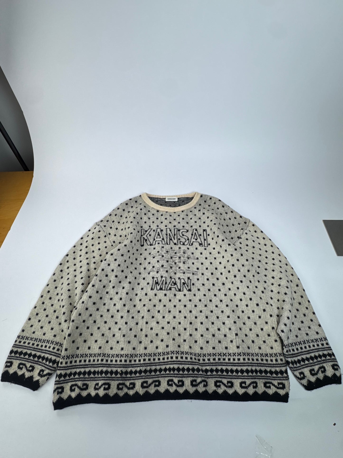Vintage Kansai Yamamoto Crewneck polkadot Sweater M/L