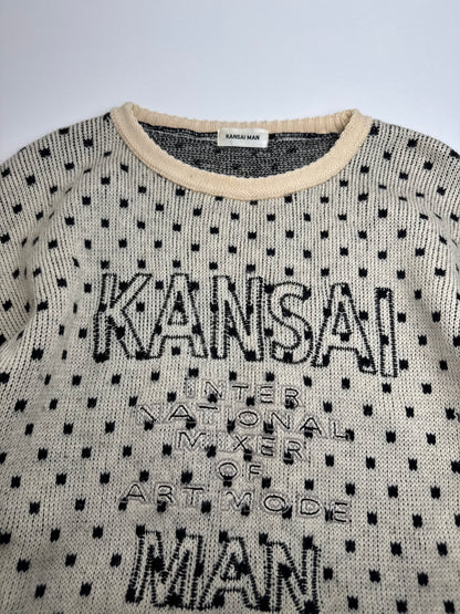 Vintage Kansai Yamamoto Crewneck polkadot Sweater M/L