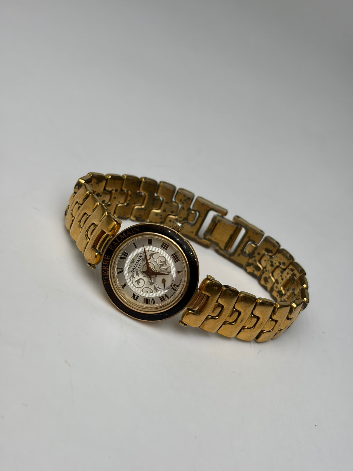 Vintage Balmain Quartz Bracelet Watch Late 1980s Gold Silver