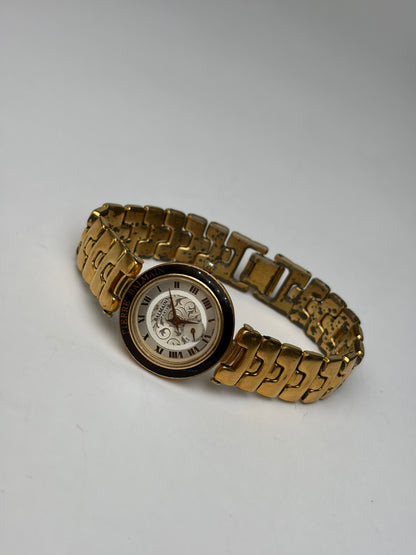 Vintage Balmain Quartz Bracelet Watch Late 1980s Gold Silver