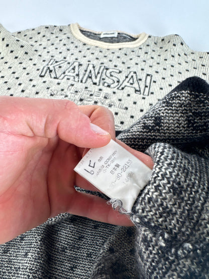 Vintage Kansai Yamamoto Crewneck polkadot Sweater M/L