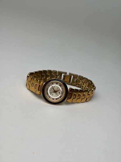 Vintage Balmain Quartz Bracelet Watch Late 1980s Gold Silver