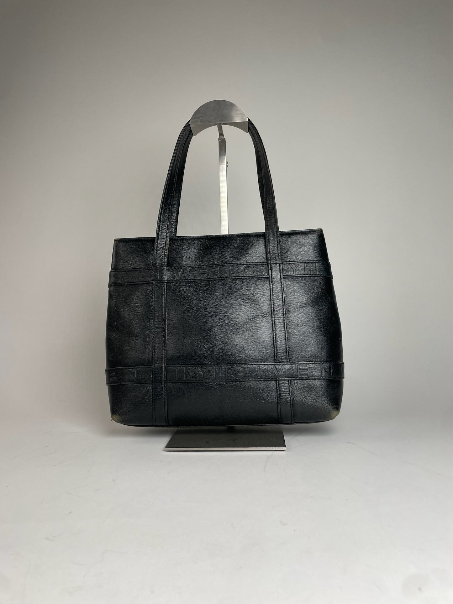 Vintage Givenchy Leather Handbag Black