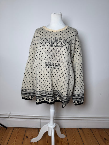 Vintage Kansai Yamamoto Crewneck polkadot Sweater M/L