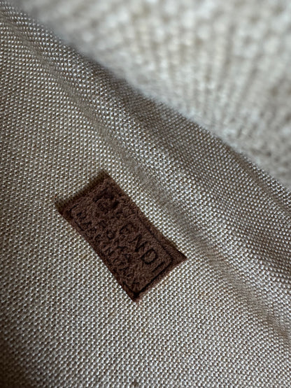 Vintage Fendi FF monogram Suitcase brown