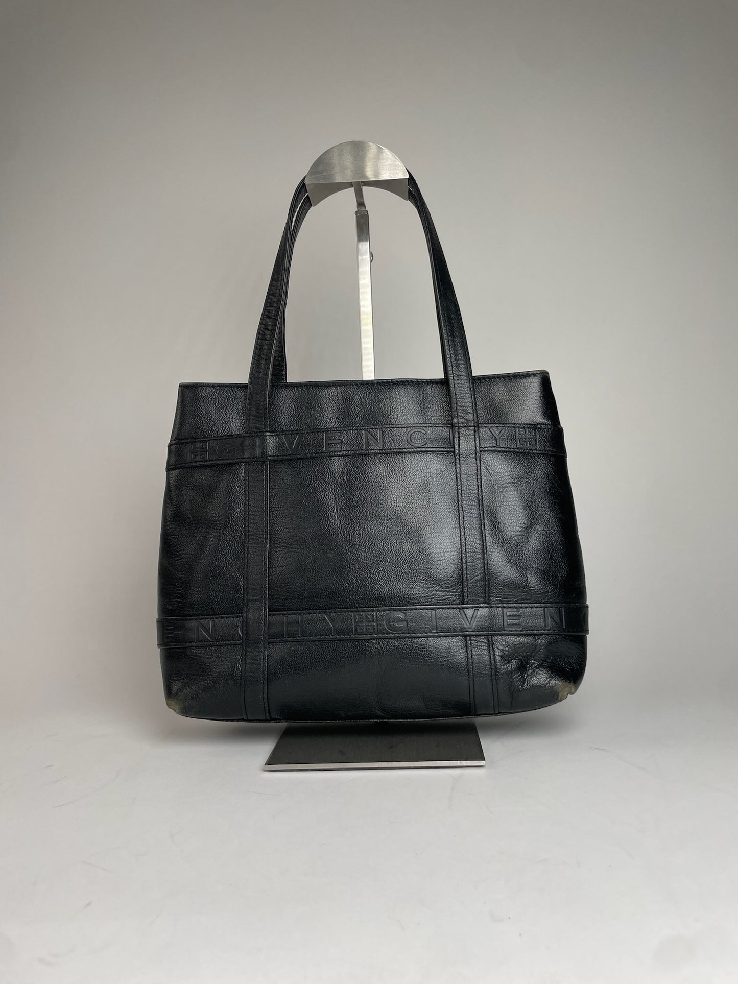 Vintage Givenchy Leather Handbag Black