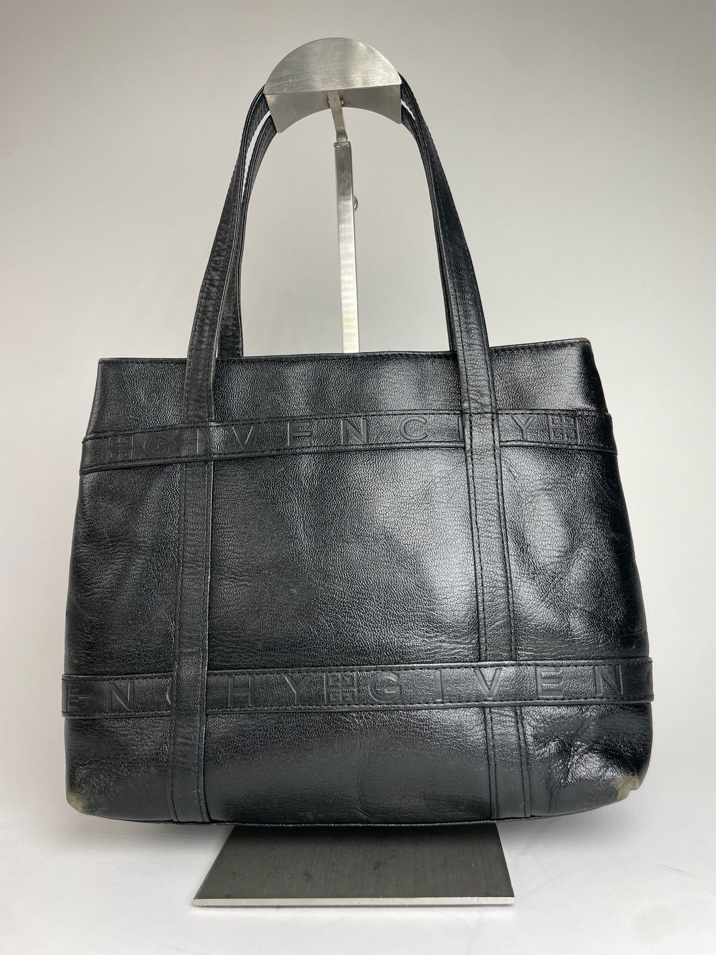 Vintage Givenchy Leather Handbag Black