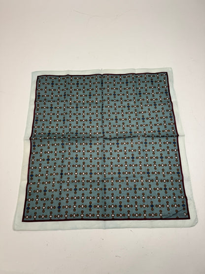 Vintage Gucci Horsebit Scarf Blue black