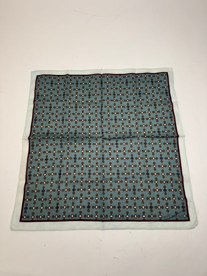 Vintage Gucci Horsebit Scarf Blue black