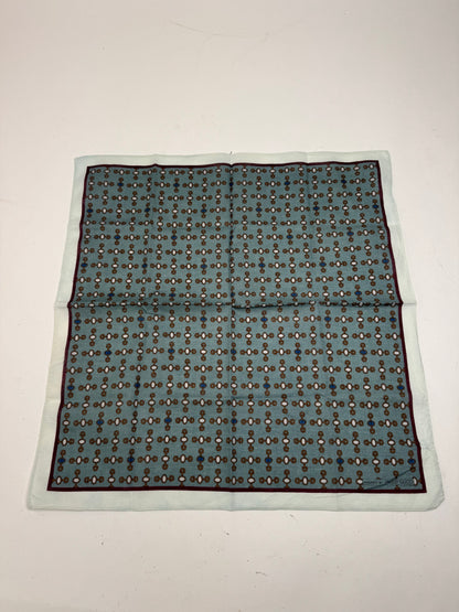 Vintage Gucci Horsebit Scarf Blue black
