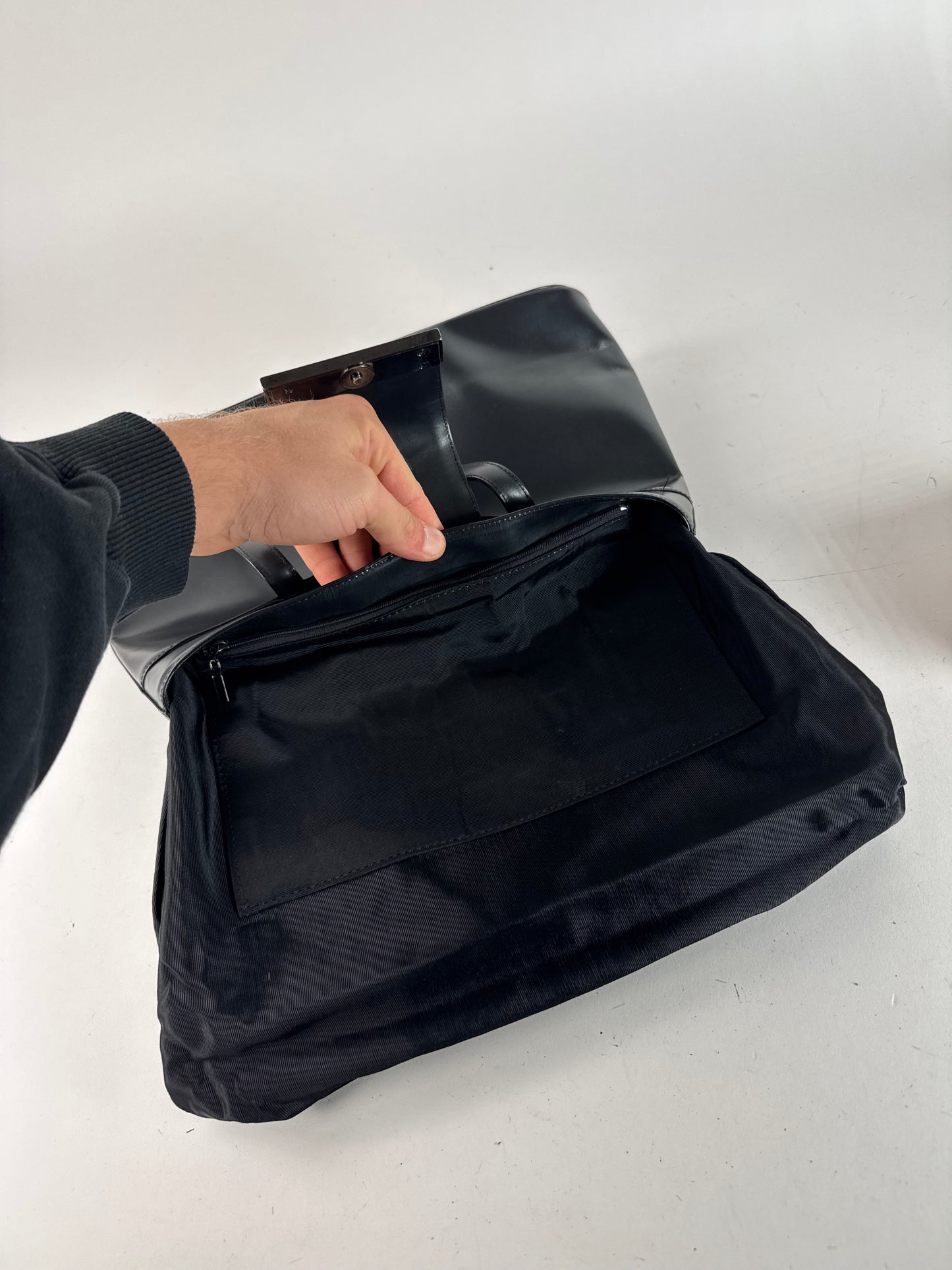 Vintage Givenchy Leather Bag Black