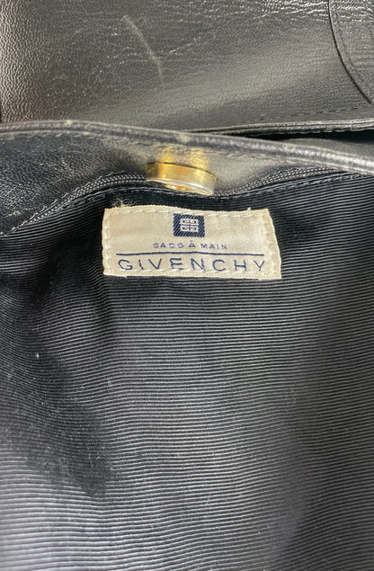 Vintage Givenchy Leather Handbag Black