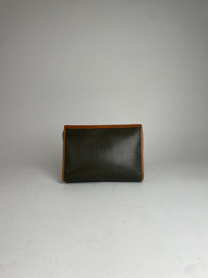 Vintage Celine Paris Clutch Black Brown