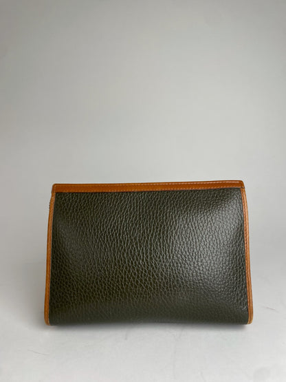Vintage Celine Paris Clutch Black Brown