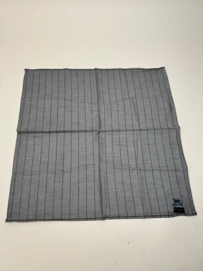 Vintage Celine Checked Scarf grey