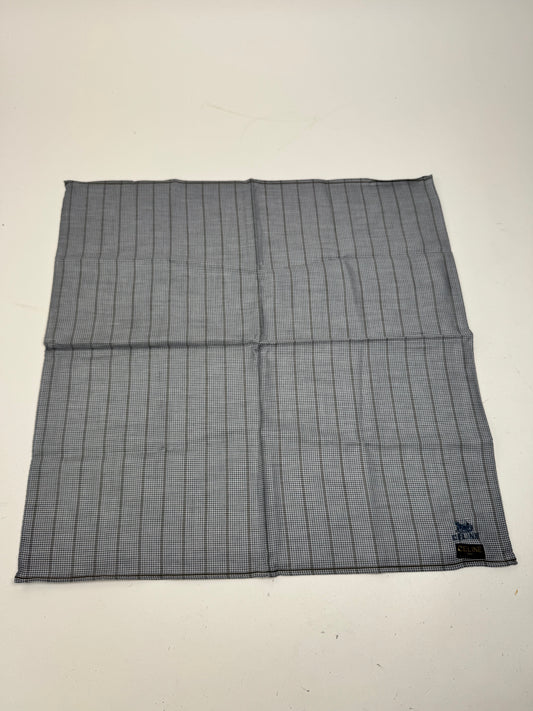 Vintage Celine Checked Scarf grey