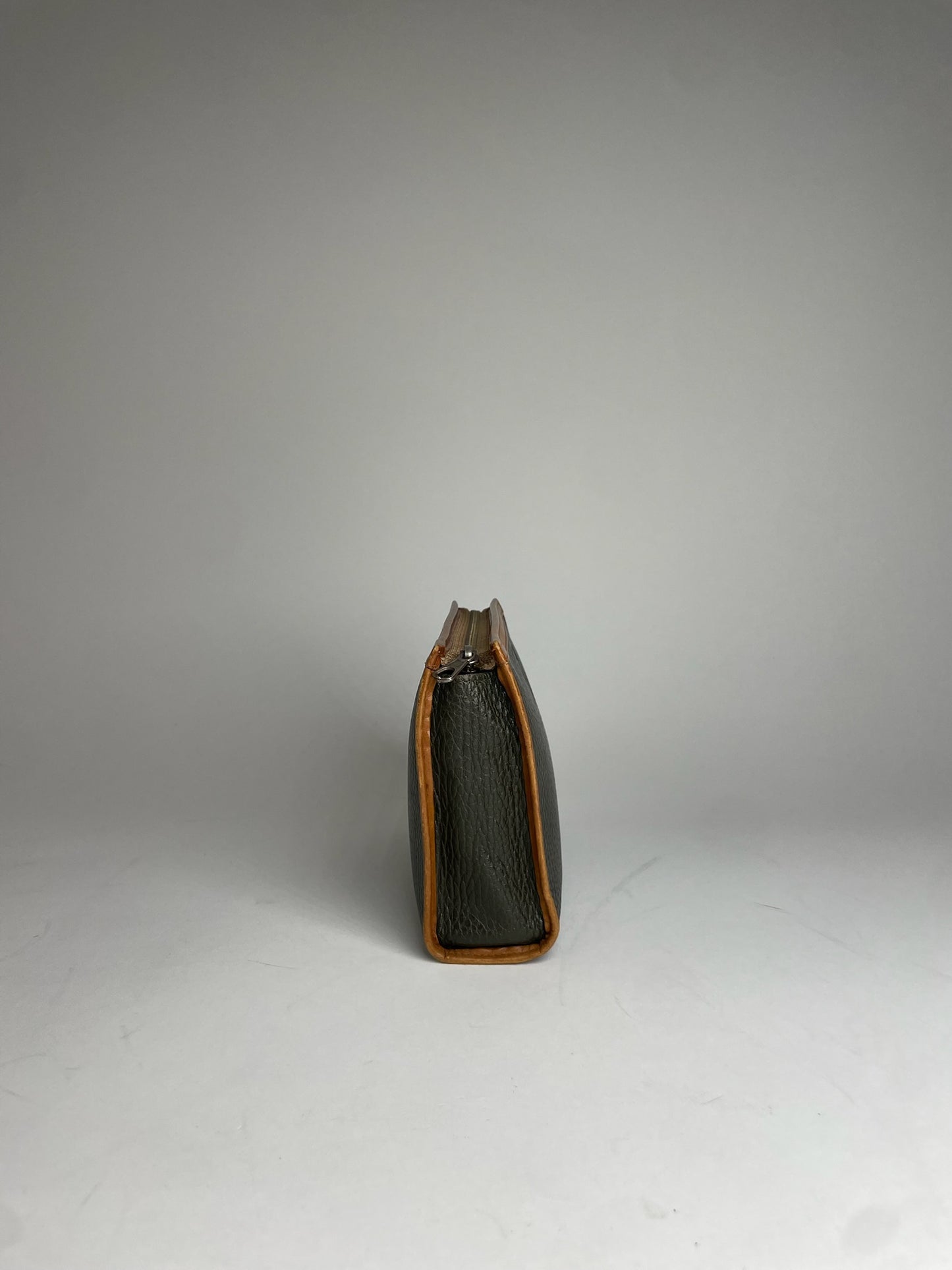 Vintage Celine Paris Clutch Black Brown