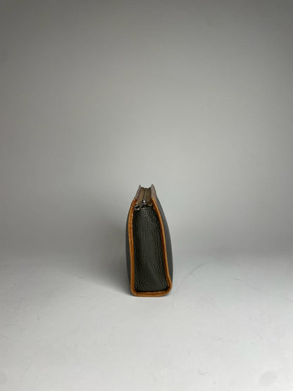 Vintage Celine Paris Clutch Black Brown