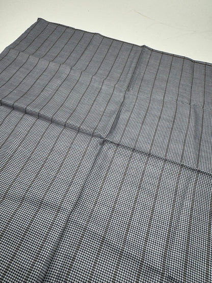 Vintage Celine Checked Scarf grey