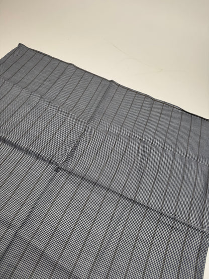 Vintage Celine Checked Scarf grey