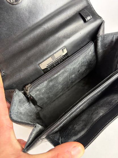 Vintage Givenchy Structured Top-Handle Bag Late 1980s Black
