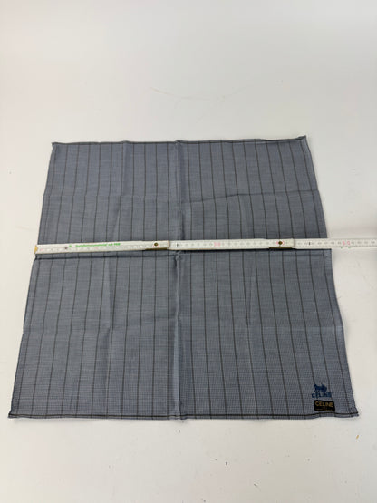 Vintage Celine Checked Scarf grey