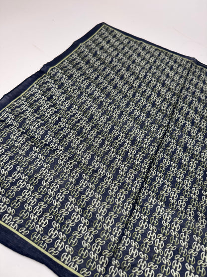 Vintage Celine Paris Chain monogram scarf