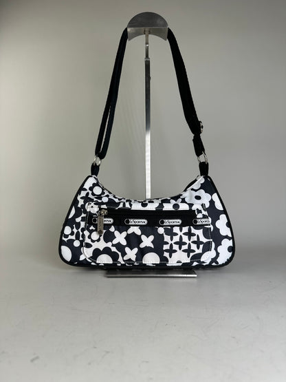 Vintage Stella Mc Cartney x Le Sport SAC Nylon Shoulder Bag Black White