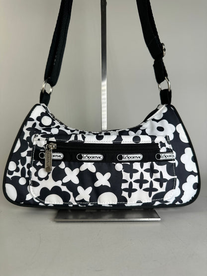 Vintage Stella Mc Cartney x Le Sport SAC Nylon Shoulder Bag Black White