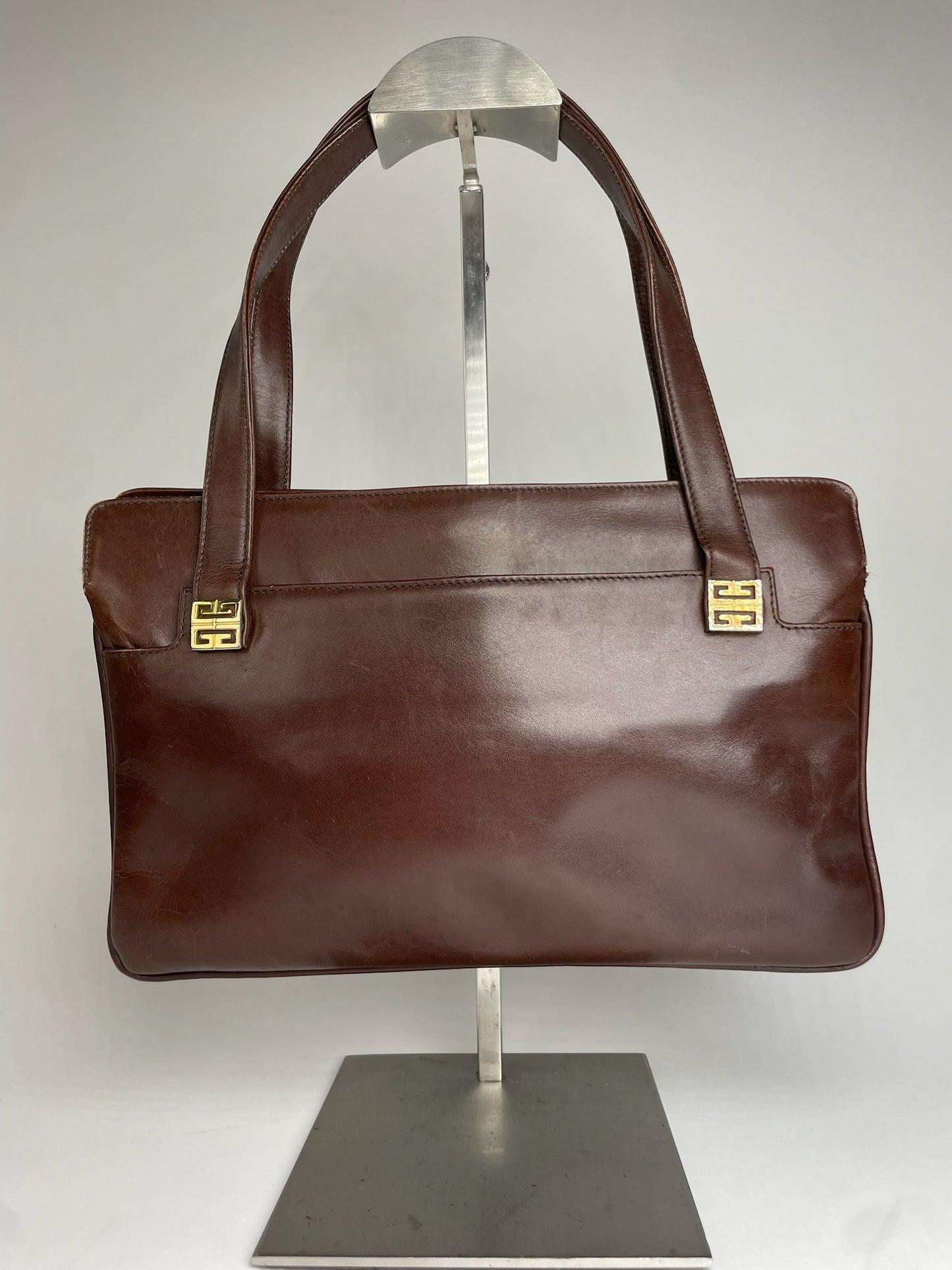 Vintage Givenchy Leather Handbag Brown