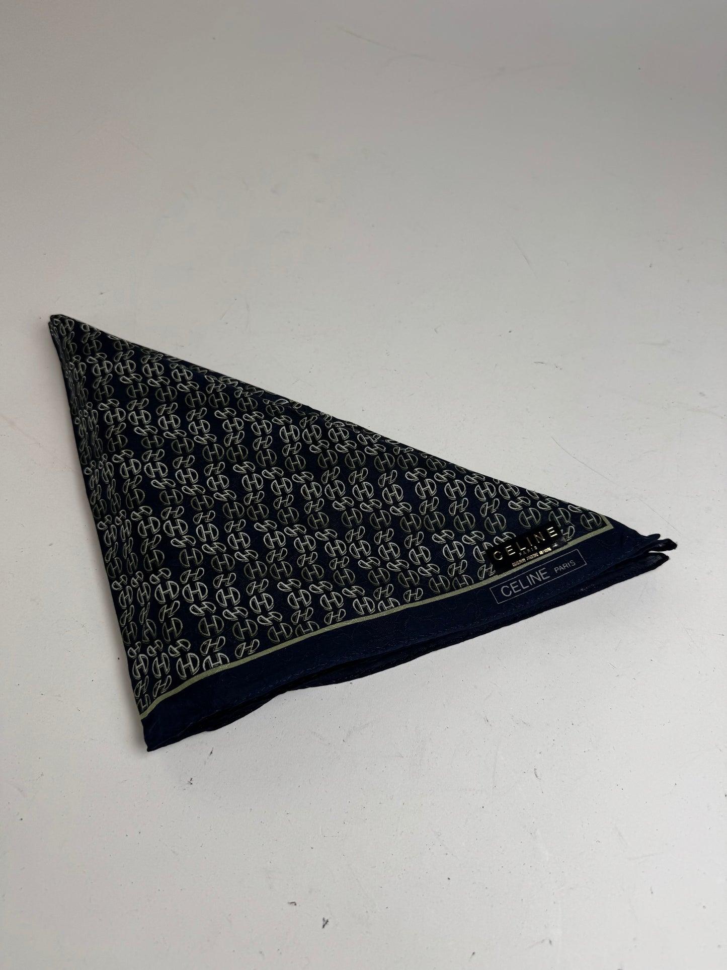 Vintage Celine Paris Chain monogram scarf