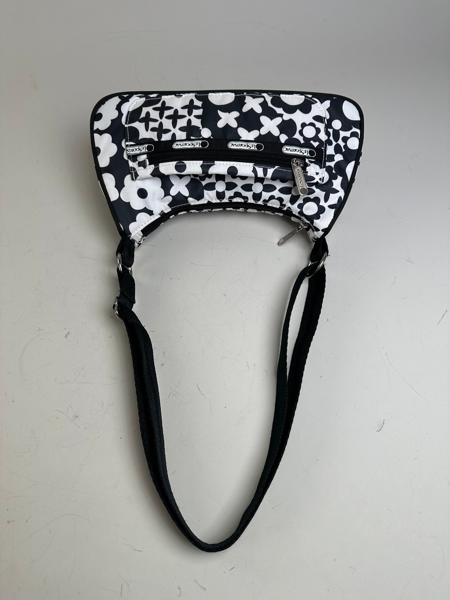 Vintage Stella Mc Cartney x Le Sport SAC Nylon Shoulder Bag Black White