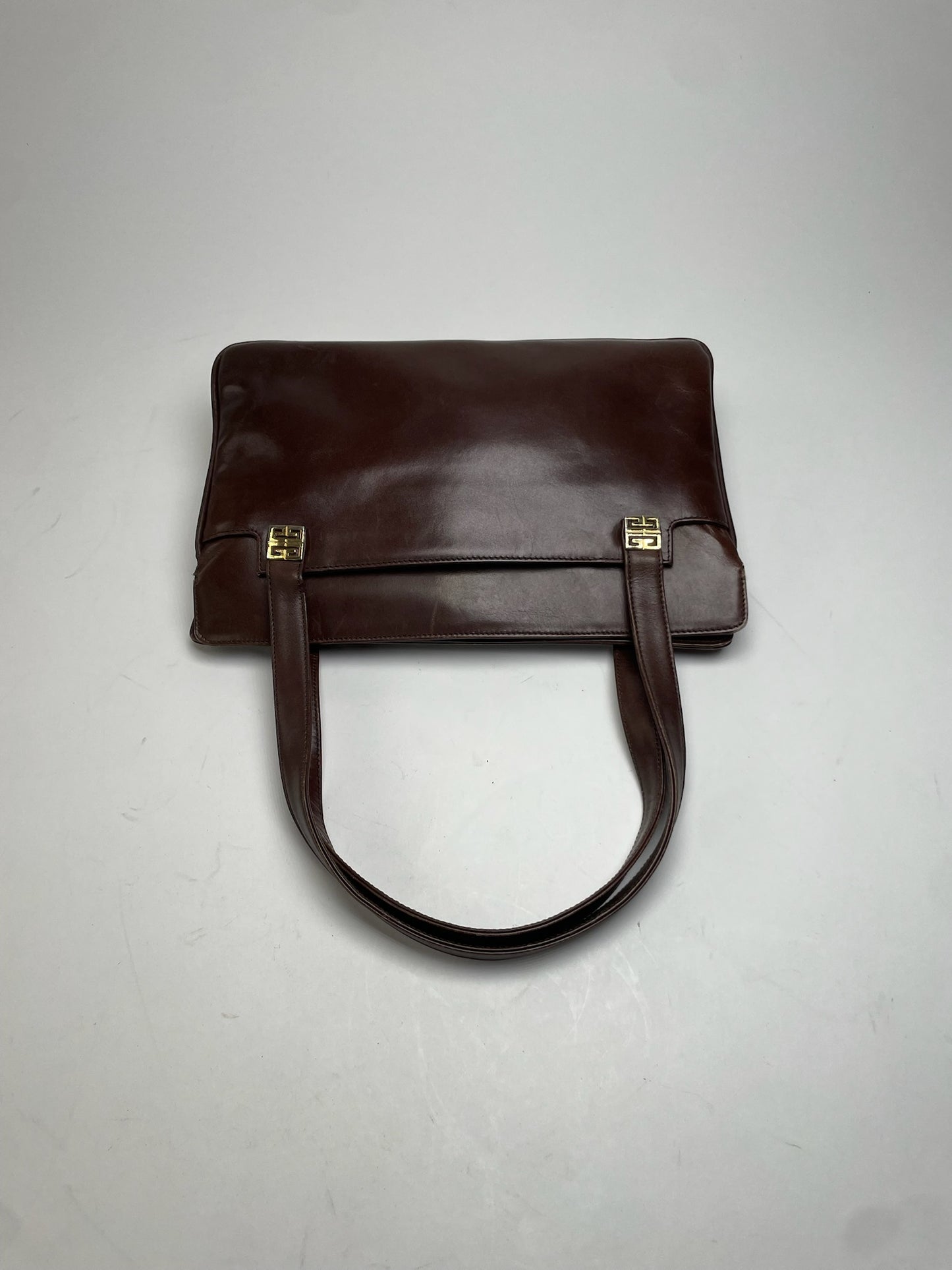 Vintage Givenchy Leather Handbag Brown