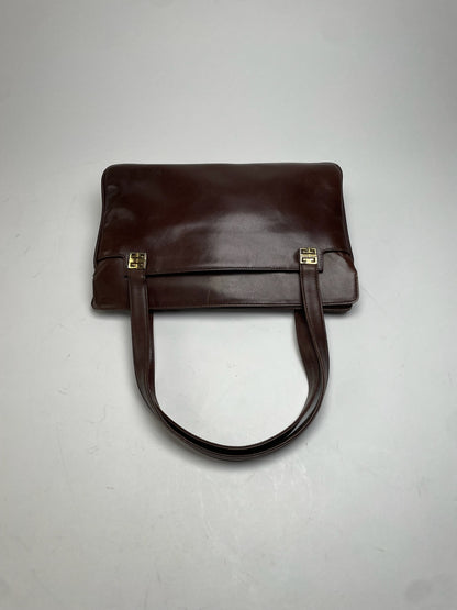 Vintage Givenchy Leather Handbag Brown