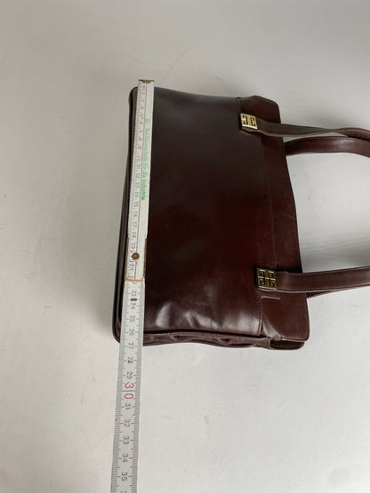 Vintage Givenchy Leather Handbag Brown