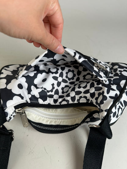 Vintage Stella Mc Cartney x Le Sport SAC Nylon Shoulder Bag Black White