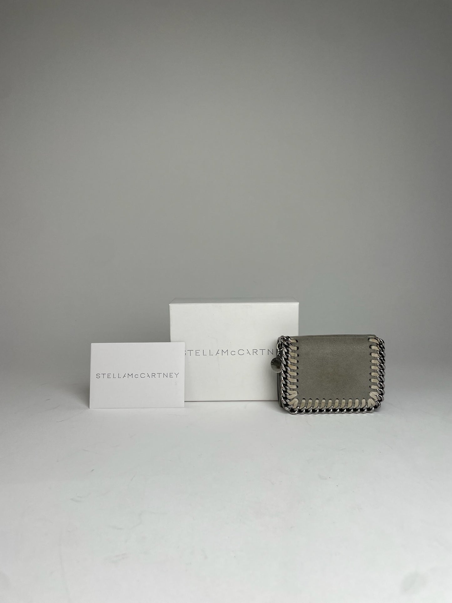 Vintage Stella Mc Cartney Vegan Card Holder Grey
