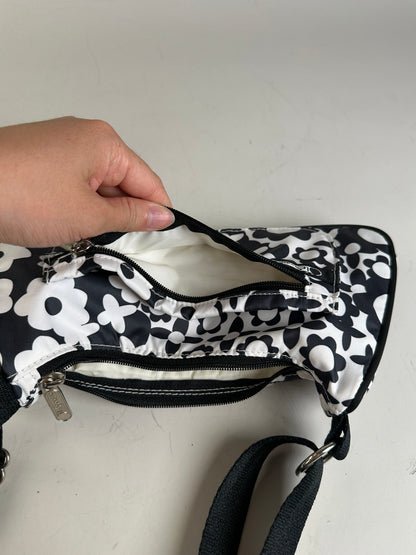 Vintage Stella Mc Cartney x Le Sport SAC Nylon Shoulder Bag Black White